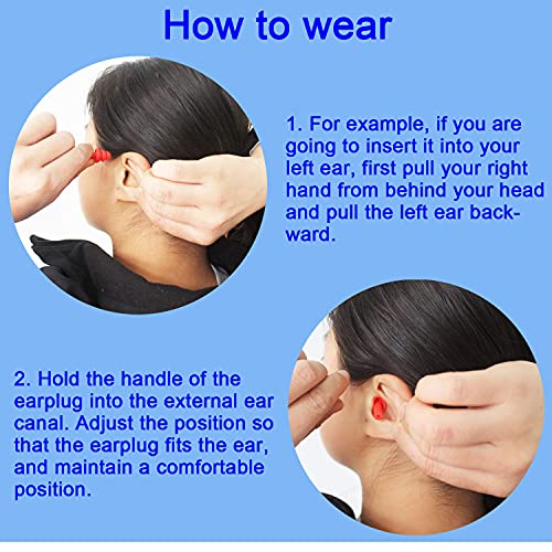 Earplugs For Sleeping, 18 Pairs Silicone Ear Plugs For Swimming With Aluminum Carry Case Noise Reduction For Learning, Hearing Protection, Concerts, Airplanes, Shooting For Woman, Man, Kids (18) #TOP1