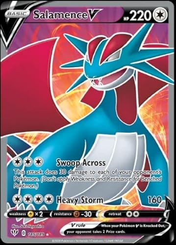 Pokemon - Salamence V - 185/189 - Darkness Ablaze - Full Art