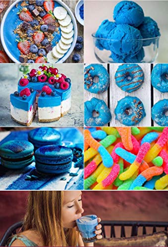 Pure Bulk Organics Blue Spirulina Powder Gorgeous Phycocyanin Food Coloring A Powerful Protein Antioxidant Superfood + Immunity Support > 43 Servings > Includes Collectible Guitar Spoon (1.5 Oz) #TOP3