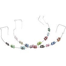 2 Pcs Metal Braces, Colorful & Stylish, Easy to Install, for Dental Practice