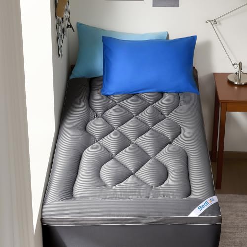 Image of BEDLORE Twin XL Mattress Topper, Thick Pillow Top Pad for Back Pain Relief, Cooling Soft Mattress Cover with Deep Pockets 6-15 inch