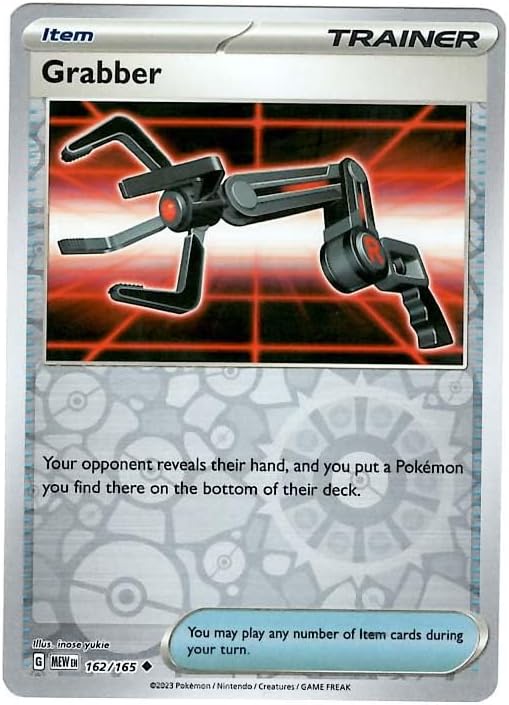 Pokemon - Grabber 162/165 - Pokemon 151 - Reverse Foil - Single Card