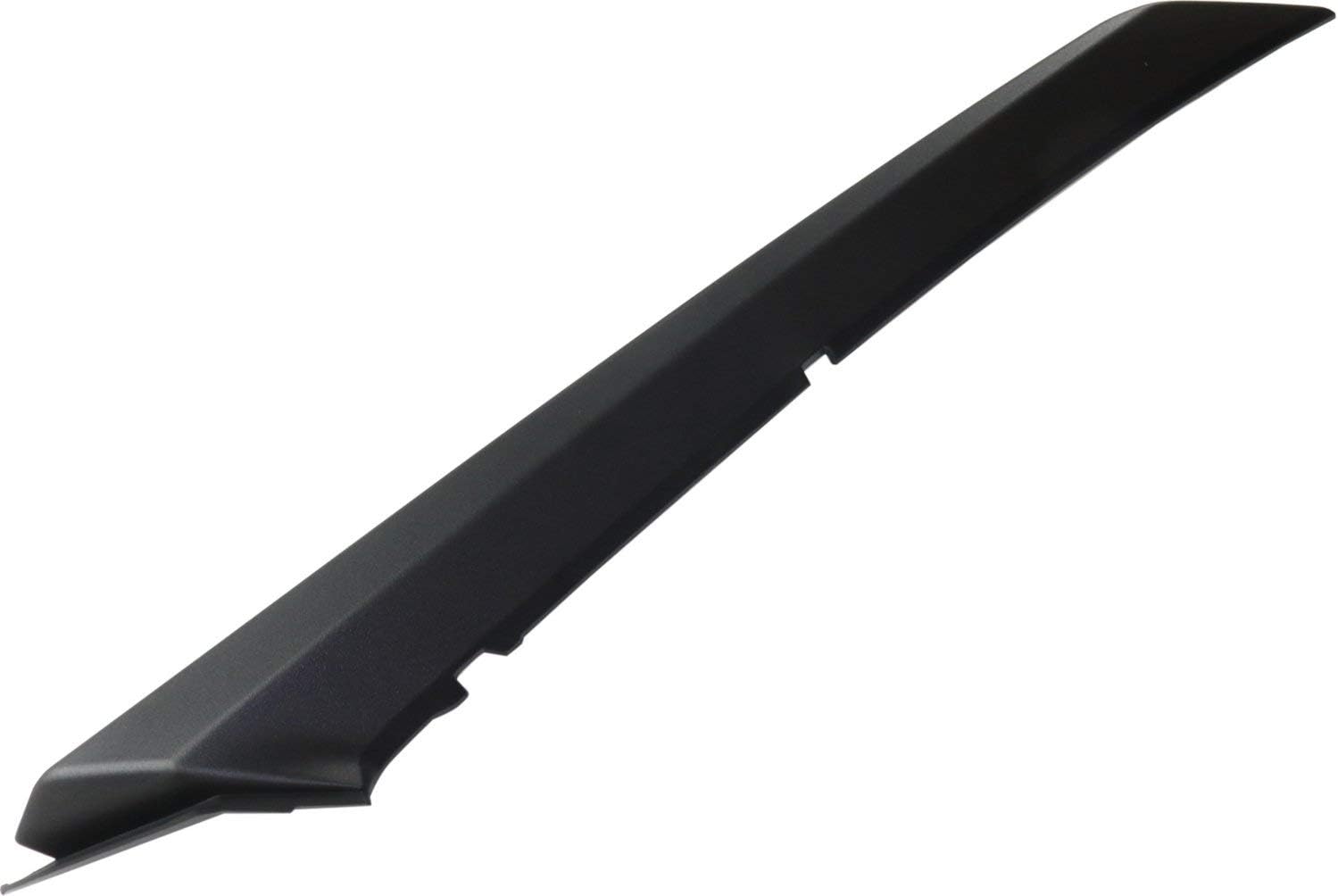 Evan-Fischer Front Bumper Trim Set of 2 Compatible With 2018-2022 Toyota Camry Textured Driver and Passenger Side, Upper