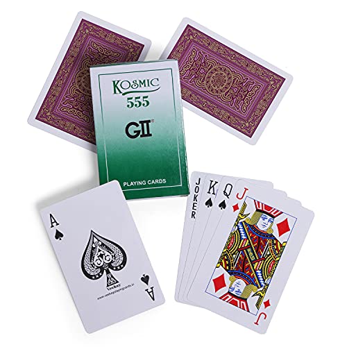 Image of G Ii Kosmic 555 Club Playing Cards for (Teen) - Set Of 4