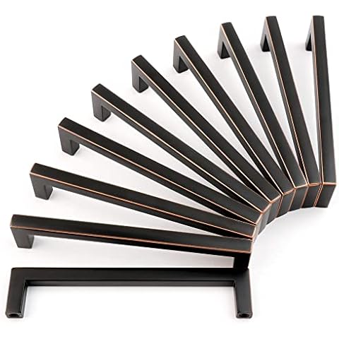 KOOFIZO Solid Square Bar Cabinet Handle - 10 Pack Cover