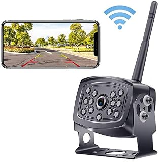 Rohent HD WiFi Digital Wireless Backup Camera for Trucks,Vans,Campers Trailer Hitch Rear View
