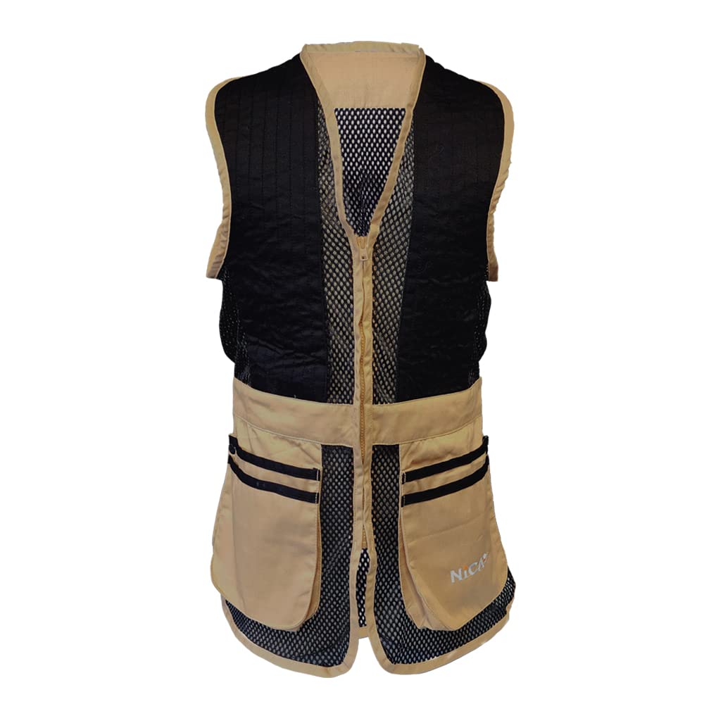 NICA Ambi Shooting Vest 2.0 (US, Alpha, 5X-Large, Regular, Regular, Khaki)