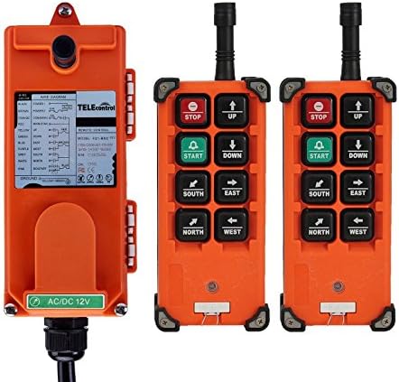 Industrial Wireless Remote Control F21-E1B AC/DC 18V-65V (2 Transmitter + 1 Receiver) Hoist Crane