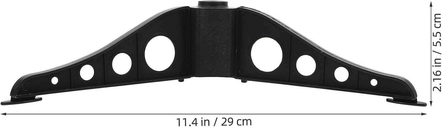 OSALADI 4pcs Christmas Tree Stand Bracket Stable Abs Support for Artificial Xmas Trees Dark Green with Center Home Holiday Decoration Accessories