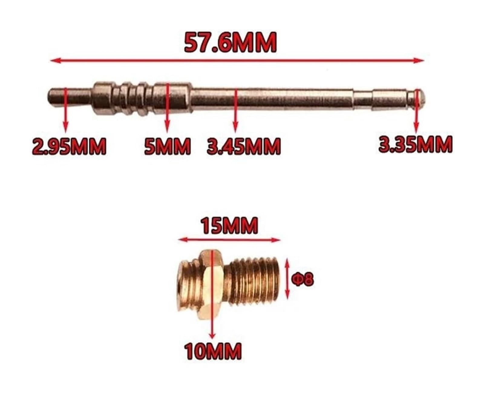 Carburador para Piaggio 125 BYQ125T para BYQ T Juego De Piezas Reconstrucción Carburador Membrana Deslizante Herramienta Kit Motocicleta(Set 1)