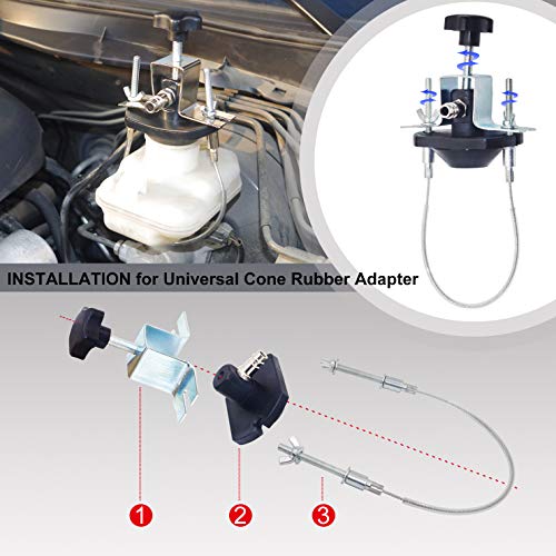 Image of YSTOOL Brake Bleeder Kit Pneumatic Pressure Clutch Fluid Bleeding Tool Set