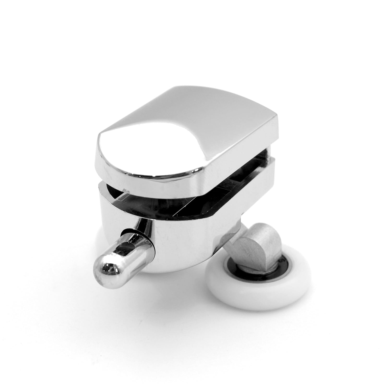 8PCS 23mm Shower Glass Door Wheel Rollers top Shower Door Hanger Rollers, Chrome, 5cm (W) x 4cm (H) x 4cm (T) - Image 3