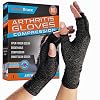 Comfy Brace Arthritis Hand Compression Gloves – Comfy Fit, Fingerless Design, Breathable & Moisture Wicking Fabric…