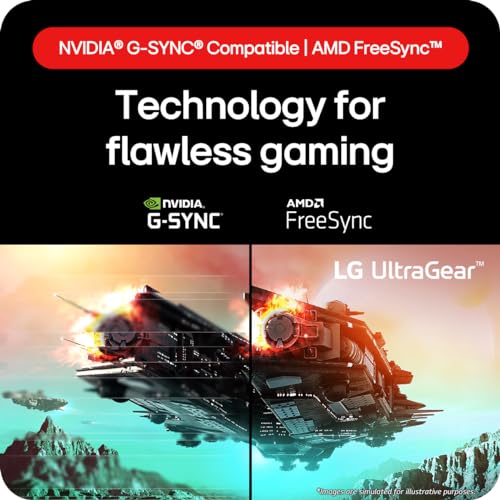 LG UltraGear Gaming Monitor 24GS60F, 24 Inch, 1080p, 180Hz, 1ms Response Time, HDR 10, NVIDIA G-Sync & AMD FreeSync compatible, Smart Energy Saving, Displayport, HDMI LG UltraGear Gaming Monitor 24GS60F, 24 Inch, 1080p, 180Hz, 1ms Response Time, HDR 10, NVIDIA G-Sync & AMD FreeSync compatible, Smart Energy Saving, Displayport, HDMI