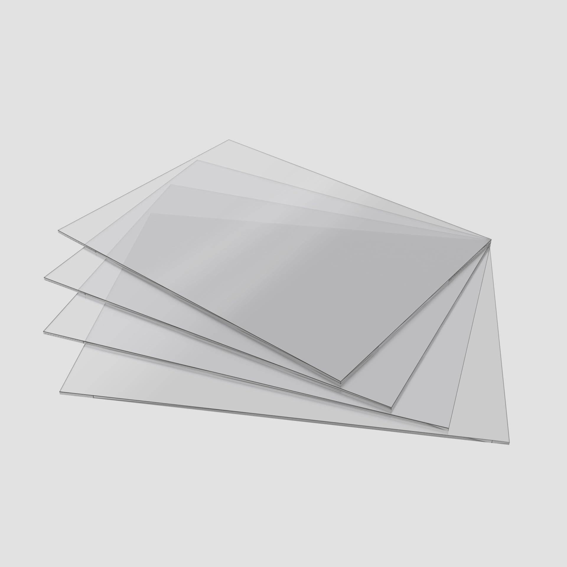 Acrylglas GS 10 mm Zuschnitt 1000 x 400 mm - Glasklare Scheibe, UV-Beständig, Transparent, Materialstärke und Größe Wählbar, Hochwertige Glas-Alternative