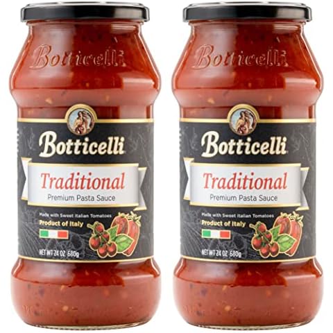 Botticelli Pasta Sauce | 2-Pack | 24 oz each (Traditional) Cover