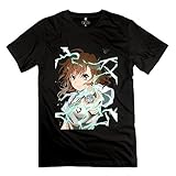 misaka mikoto figure  Laugh Dusk Men\'s A Certain Scientific Railgun Misaka Mikoto T-shirt