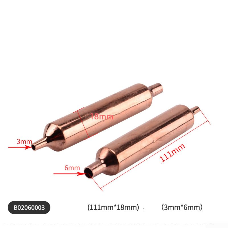 para filtro para secador Cobre 129x18.4mm Anti-humedad Frío(111mm*18mm)