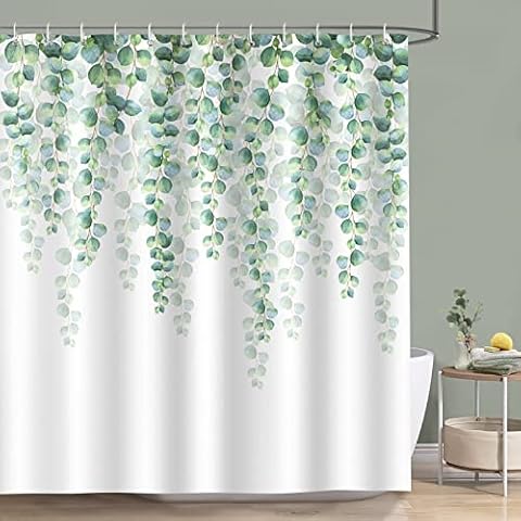 Bonhause Rideau de Douche Eucalyptus Cover
