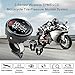 Steel Mate Motorcycle Tire Pressure Monitoring System - Universal TPMS for Motorcycle Oversized LCD Screen with Display Time in Real Time and Tire Pressure Reading System