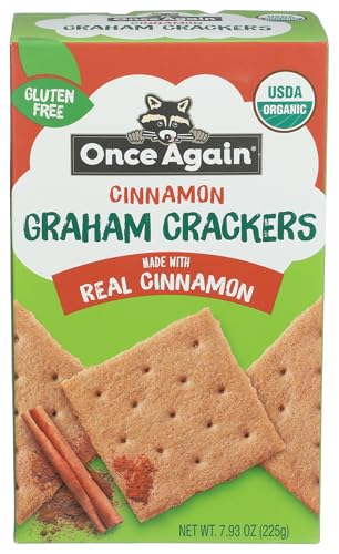 ONCE AGAIN Organic Cinnamon Graham Crackers, 7.93 OZ