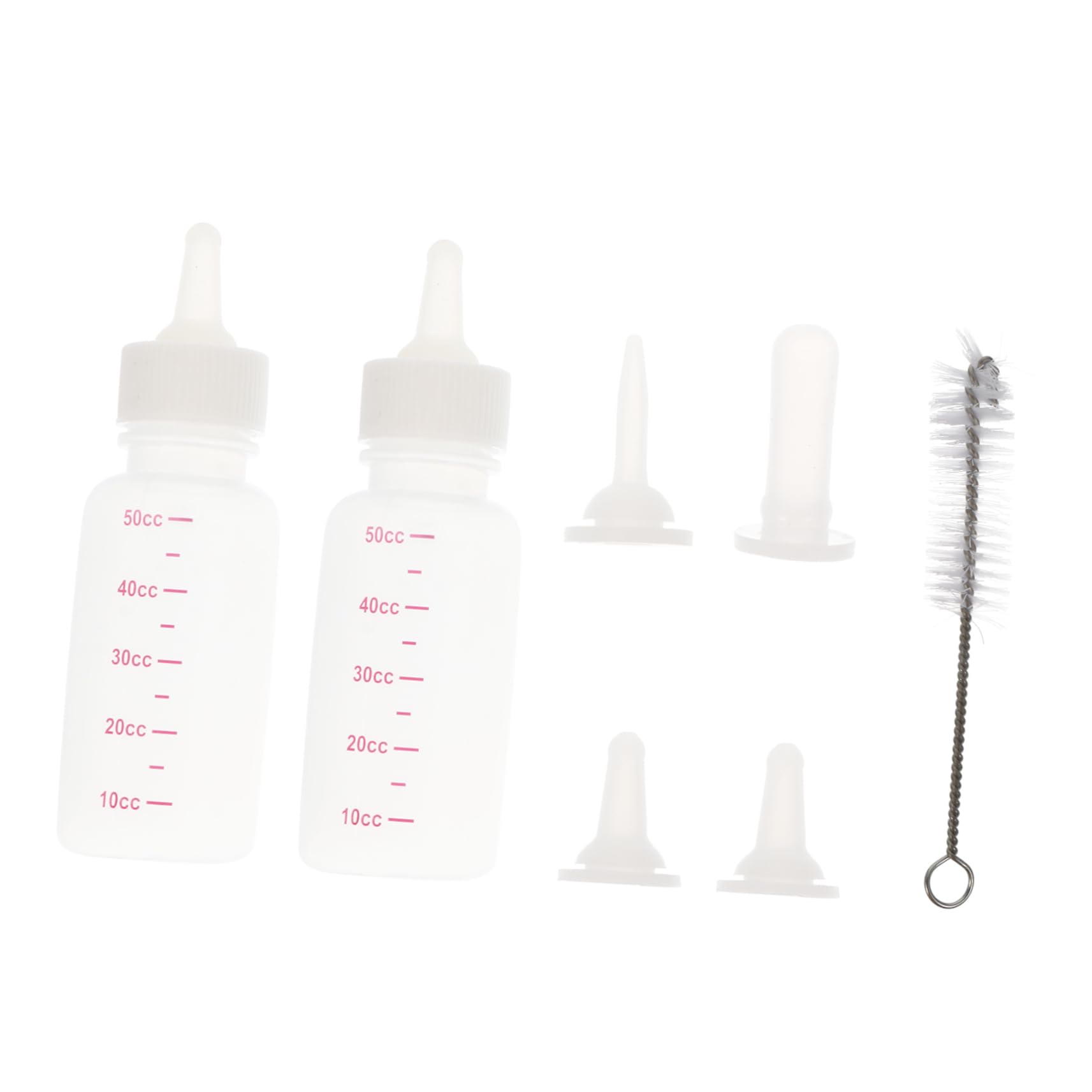 HOLIDYOYO 1 Set Pet Nursing Bottle Feeding Bottles for Newborn Kittens Puppies and Small Animals Complete Kit for Easy and Convenient Pet Feeding Supplies