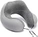 Phixnozar Memory Foam Travel Pillow -Neck Pillow, Ideal for Airplane Travel - Comfortable and Lightweight - Improved Support Design - Machine Washable Cover - Must-Have Travel Accessories