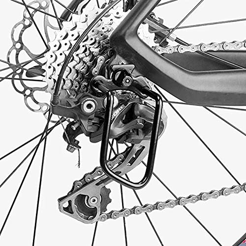 Cayanmydery Universal Bike Bicycle Rear Derailleur Guard Rack Protector, Rear Gear Shifter Chain Guard, Rear Dial Protector