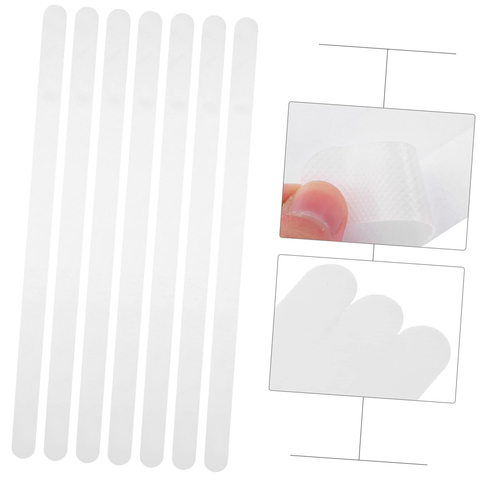 Anneome 12piezas Pegatinas Antideslizantes para Bañera para Suelo de Baño Material Peva para Cocina y Baño Previene Caídas