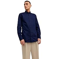 JACK & JONES Camicia da Uomo Slim Fit