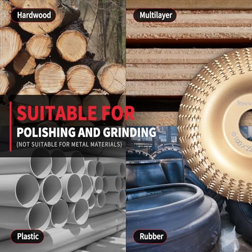 Revvstark WCD-4-1 Wood Carving Disc For Angle Grinder 4 Inch thumb #6