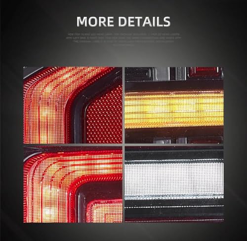 Feu arrière pour Ford Ranger ensemble complet à LED haute intensité - 5
