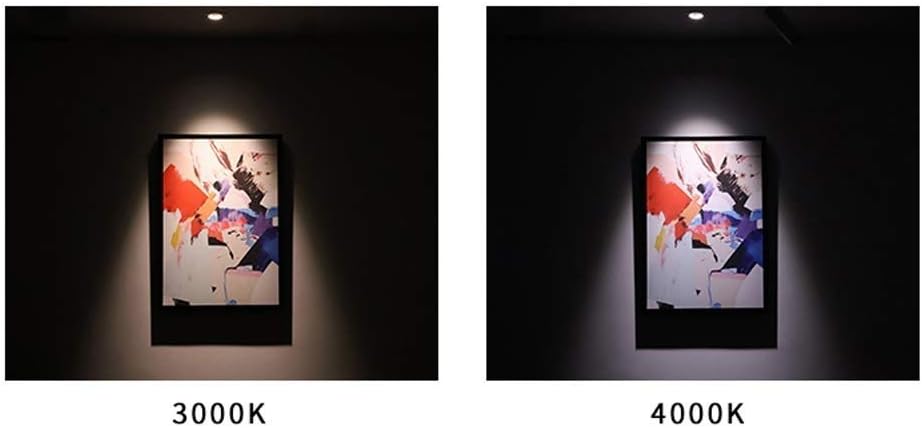 3*25W Square Three-head LED Recessed Ceiling Light Borderless Adjustable Angle LED Recessed Spotlight 25° Beam Angle Anti-glare LED Recessed Downlight for Hotel Mall Lighting High Brightness ( C