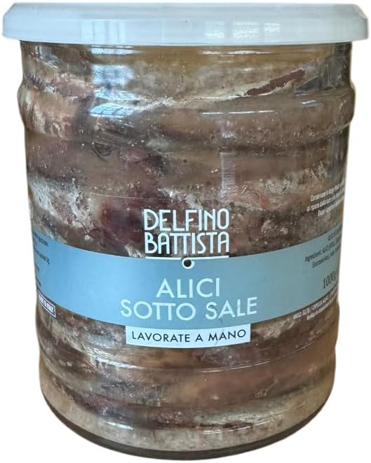 Anchovies in Salt Gr 1000 "Delfino"