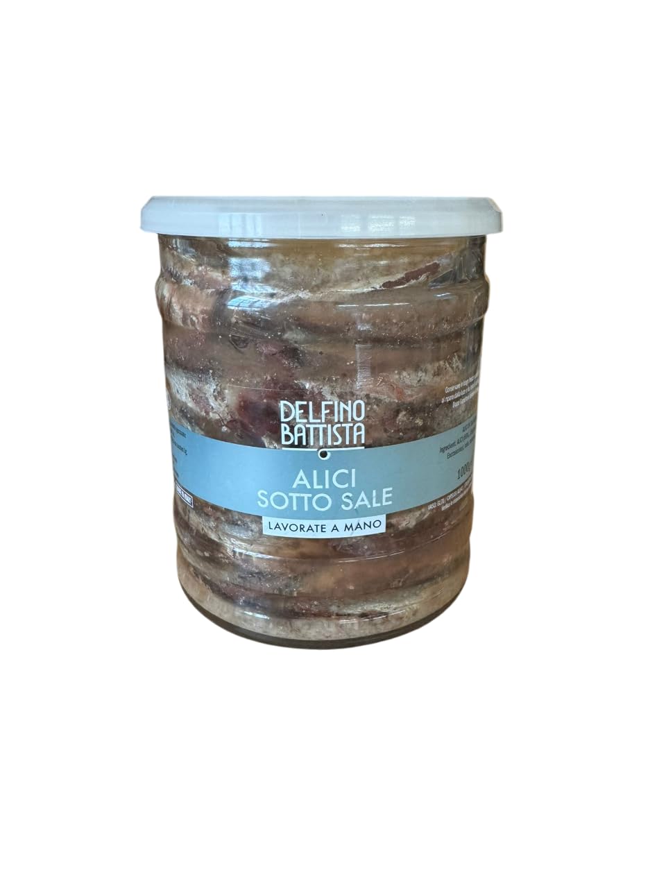 Anchovies in Salt Gr 1000 "Delfino"