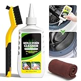 Home Remover Gel, Household Washing Machine Cleaner Stain Remover Gel for Front Loader Washing Machine Seal with Brush and Towel for Bathroom, Refrigerator Sealant, Wall, Tile Grout, Kitchen, Sink