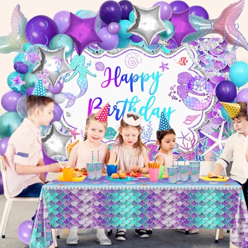 30% Off Avezano Mermaid Party Supplies Kit - 321 PCS - Image 5