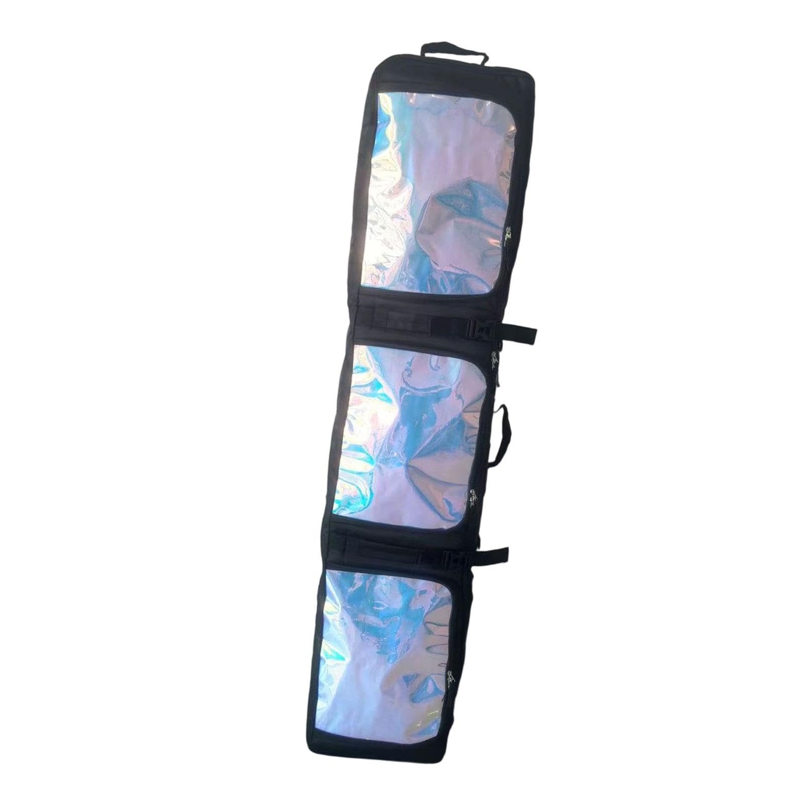 Sac de Ski, Sac de Snowboard à roulettes, Portable et étanche, pour Vos équipements et Vêtements, Idéal pour Les Sports d'hiver en Plein AI, Noir