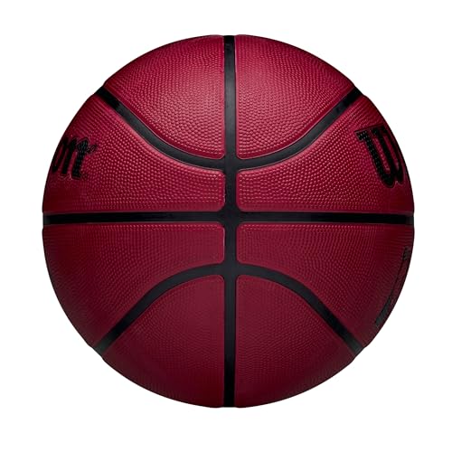 Wilson NBA Team Tribute Solid Basketball, Mit Pro-Nähten, Luftstabilität und Performance-Außenhülle, Für das Spiel im Freien, Material für alle Oberflächen, Team: Milwaukee Bucks, Grün, Größe: 5