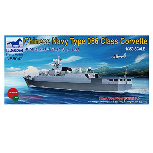 Unbekannt Bronco Models nb5042 – Maquete de Chinese Marina Type 056 Class Corvette, Bengbu Shangrao, East Sea Fleet