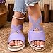 Trendy Sandals For Women 2026 Wedge Sandals Braided Espadrille Open Toe Fashion Dressy Evening Wedding Fashion Open Toe Summer Platform Sandals