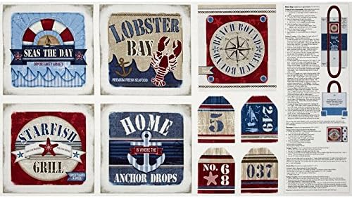 Anchors Away Panel Multi Fabric