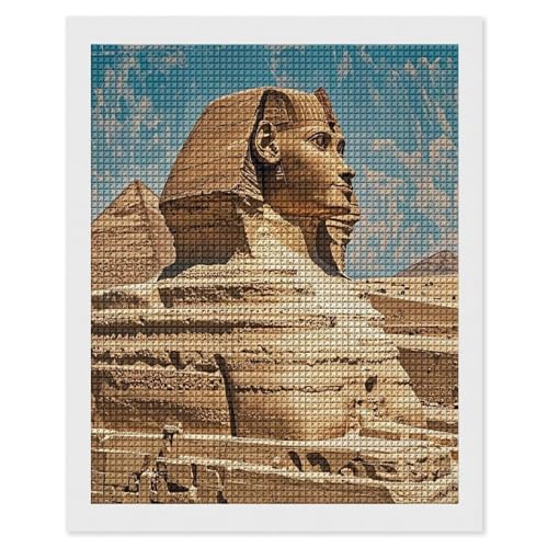 Peinture diamant sphinx sans espace strass carrés anti-stress kit complet adulte débutant