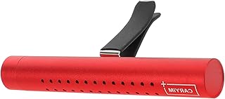 TOPBATHY Difusor De Aromaterapia Para Coche Clip Para Ventilación De Aire Acondicionado Soporte Para Aromaterapia Clip Decorativo Aleación De Aluminio Color Rojo