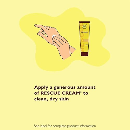 Miniatura 7 de Bach RESCUE - Crema hidratante para el cuidado de la piel para manos cuerpo y cara manteca de karité esencias florales homeopáticas para aliviar el