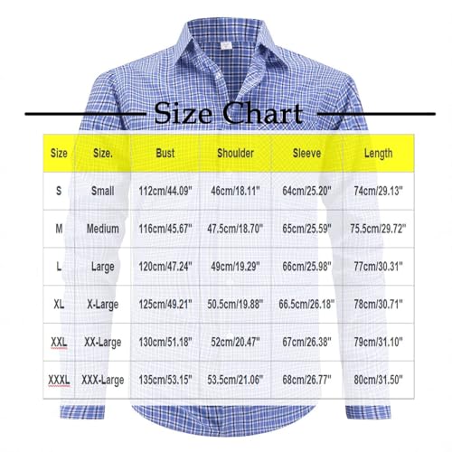 Cambkatl Wrinkle Free Plaid Dress Shirts for Men Stretch Long Sleeve Button Down Formal Business Casual Shirts3