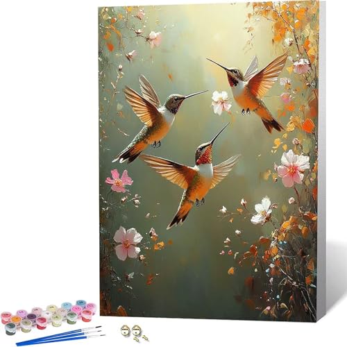 �������G �n�`�h�� Paint by Numbers �� �y�C���g�o�C�i���o�[, ��l�p�����h��G�L�����o�X�N���t�g �u���V�ƃA�N�����G�̋��, �I�t�B�X �C���e���A ���r���O����, �����ւ̃M�t�g 30x40cm -zjn2604MU