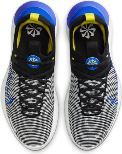 Image of Nike Mens Free RN FK Next Nature-Black /HIGH Voltage-Racer BLUE-FB1276-003-6UK, Running