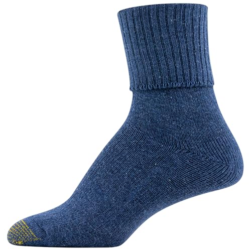GOLDTOE Women's Bermuda Turn Cuff Socks, 3-Pairs4
