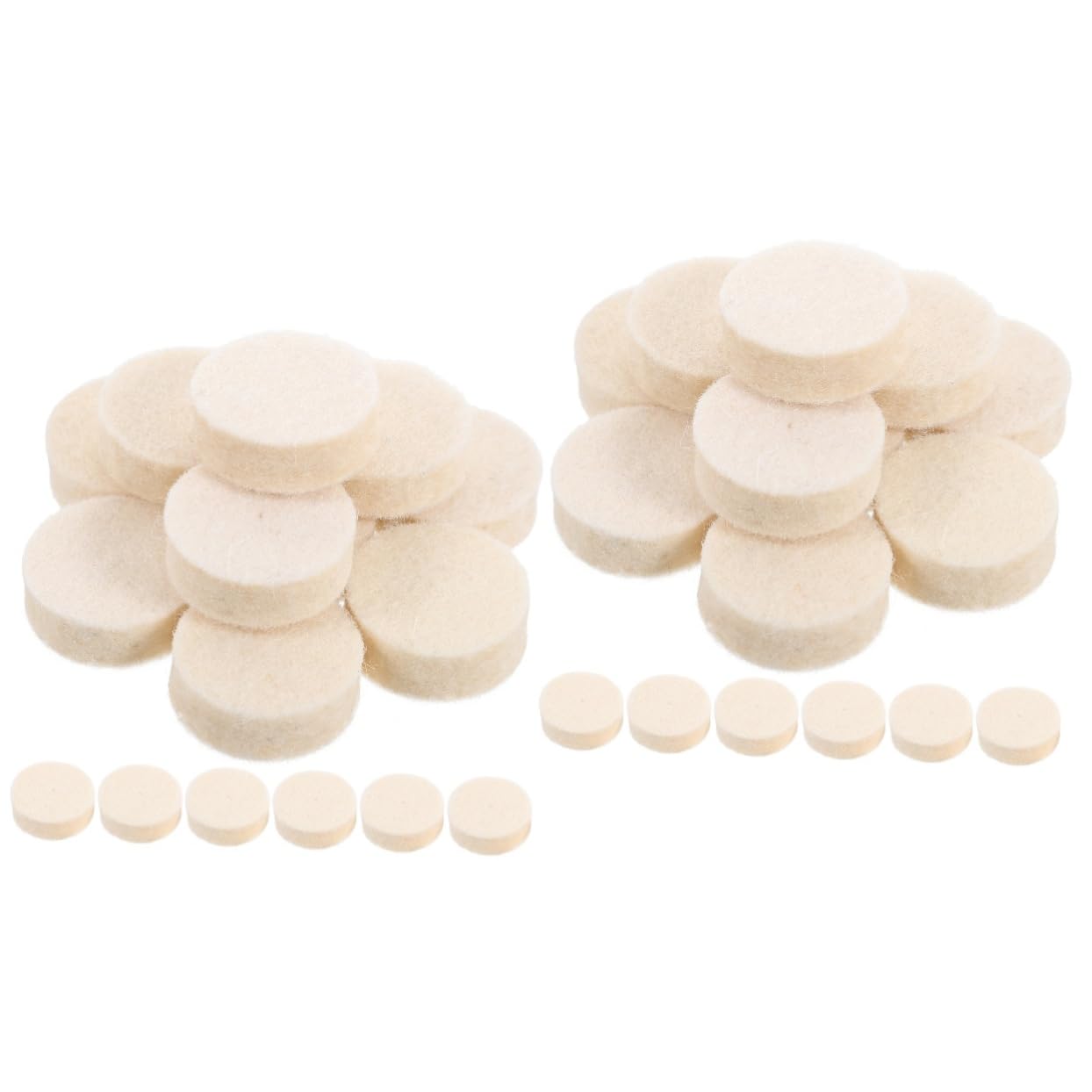Zerodeko 200pcs Wool Buffing Wheel Polishing Jewelry Polishing Kit for Efficient Grinding Jewelry and Wear-Resistant